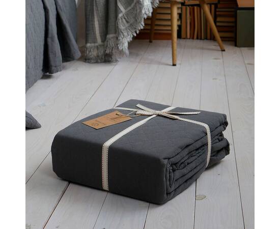 Покрывало La Modno с наволочками HARMONY DARK GREY (200333), Цвет: черный, Размер: 220x240, изображение 3