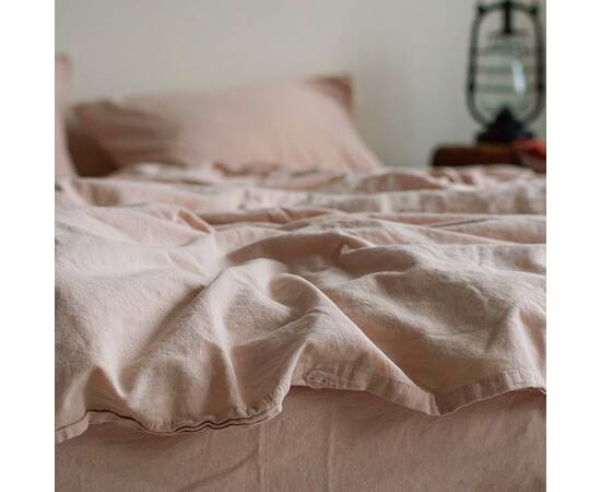 Постільна білизна La Modno 2шт(160х220) STONEWASHED BEIGE (200318), Розмір: сімейний 2шт(160x220), Основний колір: бежевий, зображення 3