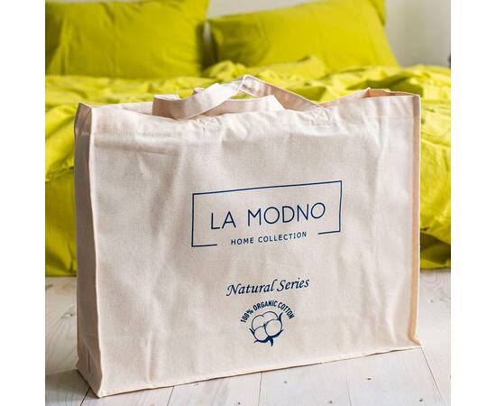 Постільна білизна La Modno 2шт(160х220) STONEWASHED LIME (200320), Розмір: сімейний 2шт(160x220), Основний колір: салатовий, зображення 5