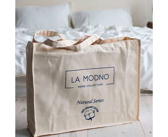 Постельное белье La Modno 160х220 STONEWASHED WHITE (200307), Размер: полуторный 160х220, Основной цвет: белый, изображение 5