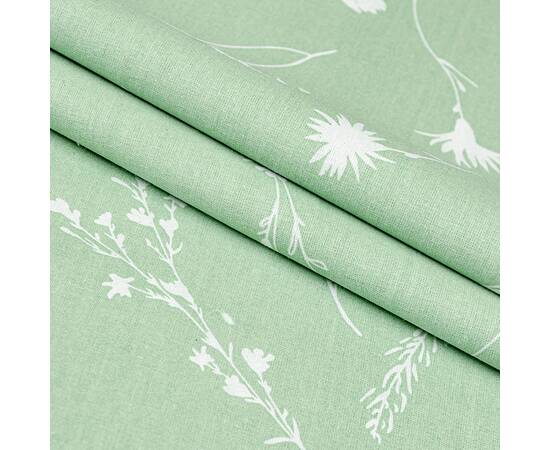 Простынь бязевая Home Line 145х215 ВОЛОШКИ білі на зеленому (173552), Цвет: зеленый, Тип: простыни, Размер: 145x215, изображение 2