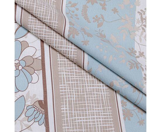 Простынь бязевая Home Line 145х215 ЗАТИШОК голубо-бежевая (173551), Цвет: голубой, Тип: простыни, Размер: 145x215, изображение 2