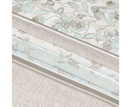 Простынь бязевая Home Line 145х215 ЗАТИШОК капучино-ментоловая (173555), Цвет: коричневый, Тип: простыни, Размер: 145x215, изображение 2