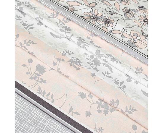 Простынь бязевая Home Line 145х215 ЗАТИШОК серо-розовая (173553), Цвет: серый, Тип: простыни, Размер: 145x215, изображение 2