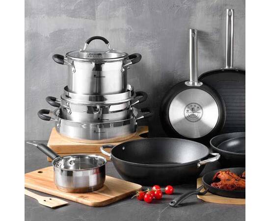 Ківш MasterPro Foodies collection, 1,3 л (BGMP-1500-BK), Тип: ківш, Об'єм: 1,3 л, Колір: срібний, зображення 2