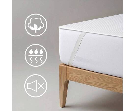 Наматрацник захисний Cotton Premium Health Care 180х200 на гумках U-tek (COTPRE180200), Розмір: 180x200, Спосіб кріплення: гумки по кутах, зображення 4