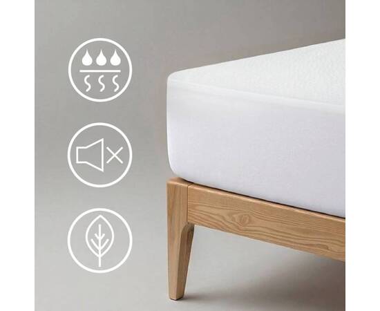 Наматрацник непромокальний Fullcover 150X190 натяжний U-tek (FCF150190), Розмір: 150x190, Спосіб кріплення: гумка по периметру, зображення 3