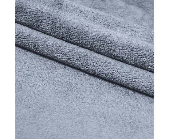 Плед Home Line флисовый 150х195 стальной (170794), Цвет: серый, Размер: 150x195, изображение 2