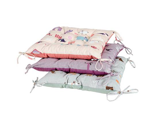 Подушка на стілець Home Line 40Х40 ГАВ-ГАВ сіро-бузкова (178517), Колір: бузковий, Розмір: 40x40, зображення 3