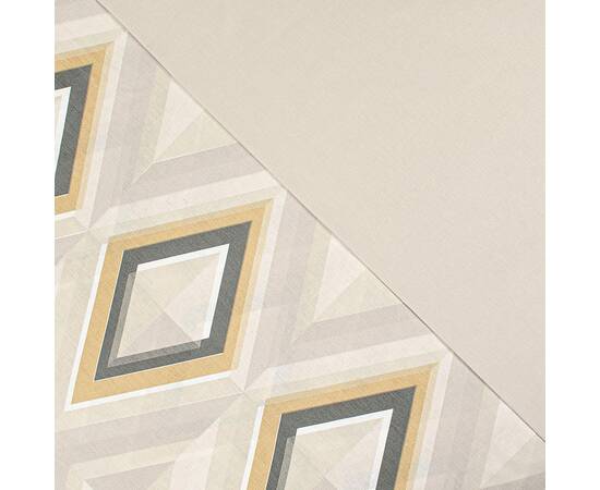 Полуторный комплект Home Line Бязь 145х214 (1 нав 50х70) КАЛЕЙДОСКОП бежево-графітовый/гл.перламутр. (174455), Размер: полуторный 145х210, Основной цвет: бежевый, изображение 2