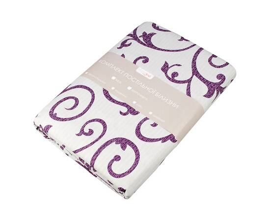 Полуторный комплект Home Line Бязь 145х214 ВЕНЗЕЛЬ лиловый (50х70) (162237), Размер: полуторный 145х210, Основной цвет: фиолетовый, изображение 2