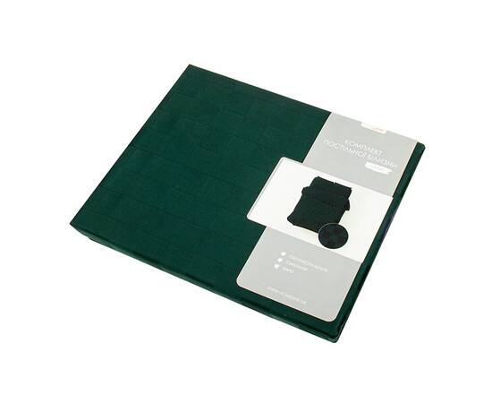 Постельный комплект Home Line Сатин семейный ШАХМАТ 4Х4 зеленый (семейный) (169202), Размер: семейный 2шт(160x220), Основной цвет: зеленый, изображение 3