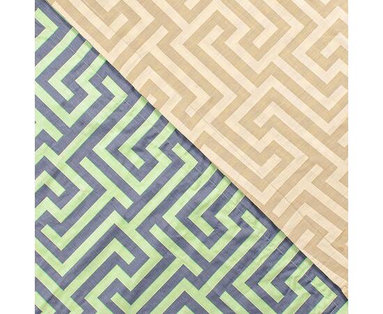 Постільний комплект Home Line сатин-твіл МЕАНДР (171772), Розмір: сімейний 2шт(160x220), Основний колір: зелений, зображення 2