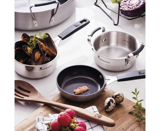 Ківш MasterPro Smart, 16 см (BGEU-3775), Тип: ківш, Об'єм: 1,3 л, Колір: срібний, зображення 2