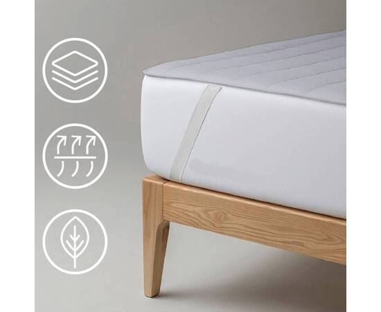 Наматрацник Melange Cotton 120х190 на гумках U-tek (MCE120190), Розмір: 120x190, Спосіб кріплення: гумки по кутах, зображення 3