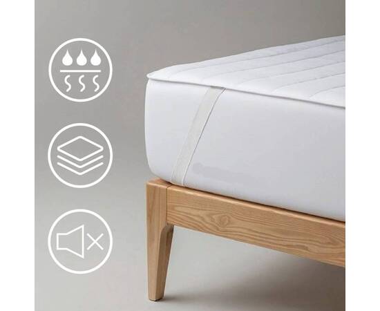 Наматрасник аквастоп стеганый на резинке Simple Aquastop PU 80х200 U-tek (SPU80200), Размер: 80x200, Способ крепления: резинки по углам, изображение 3