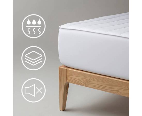 Наматрасник аквастоп стеганый натяжной Simple 120х200 U-tek (SFPU120200), Размер: 120x200, Способ крепления: резинка по периметру, изображение 3