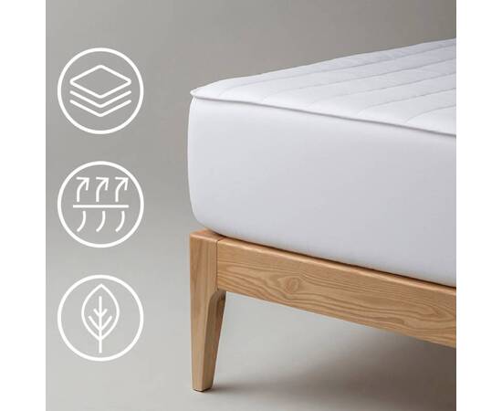 Наматрасник Simple 150х200 натяжной U-tek (SF150200), Размер: 150x200, Способ крепления: резинка по периметру, изображение 3