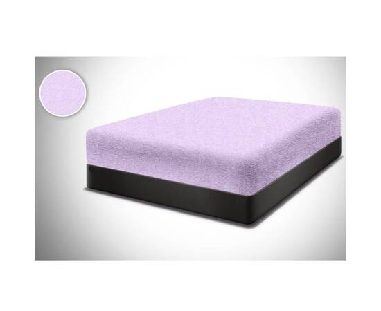 Простынь махровая на резинке Lilac 80X190 Jersey havlu U-tek (PMLF80190), Цвет: лиловый, Тип: простыни на резинке, Размер: 80x190, изображение 2