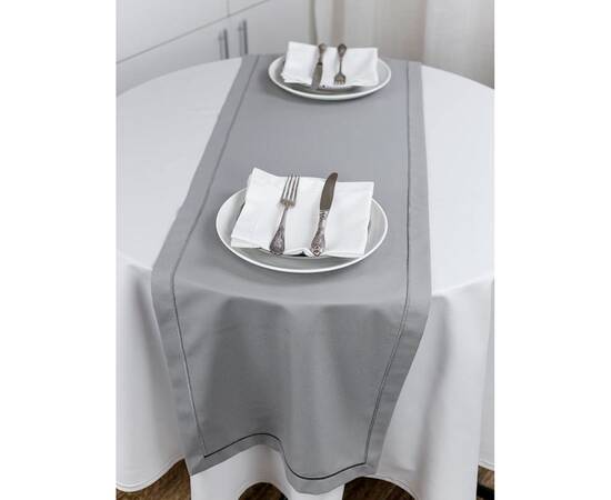 Дорожка 40х160 Kelly серая Прованс (033128), Тип: дорожки (раннеры), Цвет: серый, Форма скатерти: прямоугольная, Размер: 40x160, изображение 2