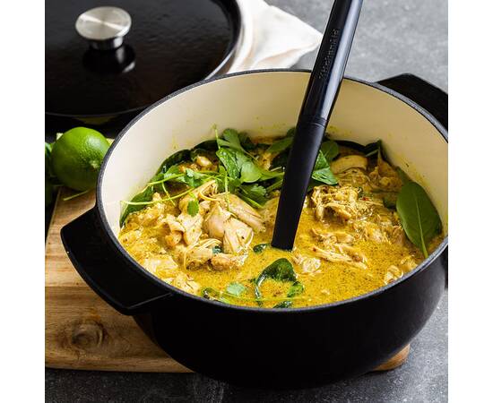 Гусятница чугунная с крышкой KitchenAid, 30 см 5,6 л, черная (CC006064-001), изображение 4