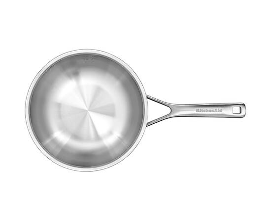 Ківш кухарський KitchenAid MSS, 20 см 2,3 л (CC003255-001), Тип: ківш, Об'єм: 2,3 л, Колір: срібний, зображення 2