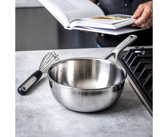 Ківш кухарський KitchenAid MSS, 20 см 2,3 л (CC003255-001), Тип: ківш, Об'єм: 2,3 л, Колір: срібний, зображення 4