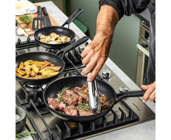 Сковорода KitchenAid CFA, 30 см с керамическим покрытием (CC005682-001), Цвет: черный, Тип: сковорода, Форма: круглая, Диаметр (см): 30, изображение 3