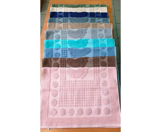 Килимок для ванної 50х70 махровий оливковий Zeron (20010), Колір: оливковий, Розмір: 50x70, зображення 2