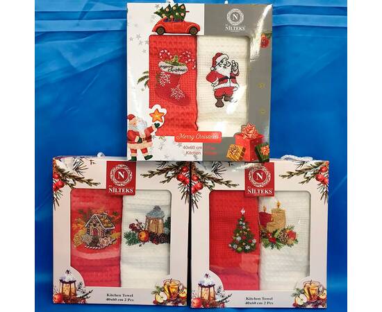 Кухонні вафельні рушники 40x60 2шт. Zeron (19967), зображення 2