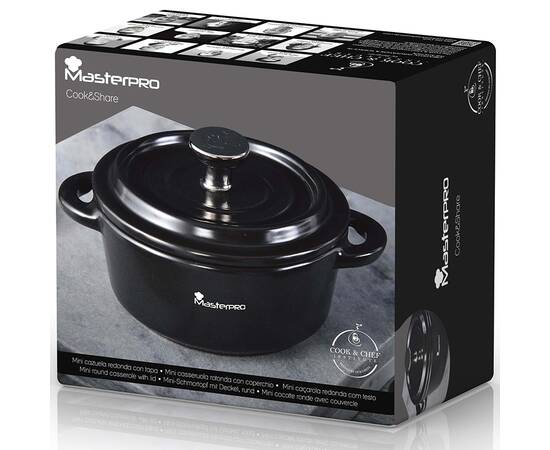 Форма для запекания MasterPro Foodies cook & share, 12,9X9,8 см круглая (BGMP-10204), изображение 3