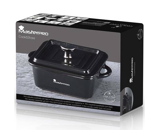 Форма для запекания MasterPro Foodies cook & share, 13,5X10,6 см квадратная (BGMP-10202), изображение 4