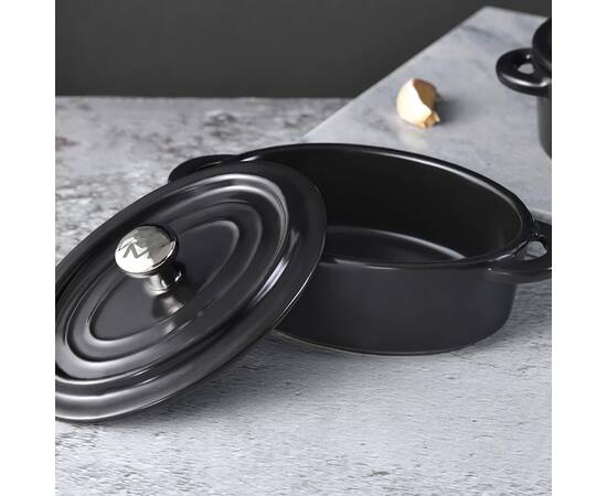 Форма для запікання MasterPro Foodies cook & share, 16X9,8 см овальна (BGMP-10203), зображення 2
