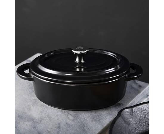 Форма для запікання MasterPro Foodies cook & share, 16X9,8 см овальна (BGMP-10203), зображення 3