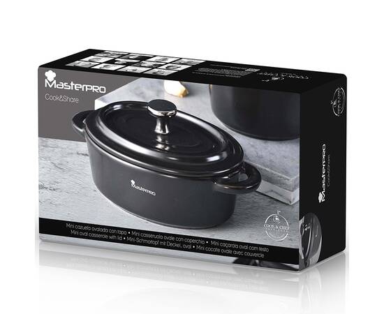 Форма для запікання MasterPro Foodies cook & share, 16X9,8 см овальна (BGMP-10203), зображення 4