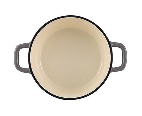 Каструля чавунна з кришкою MasterPro Unique, 1,8 л (BGMP-3830), Тип: каструля, Об'єм: 1,8 л, Колір: сірий, зображення 2