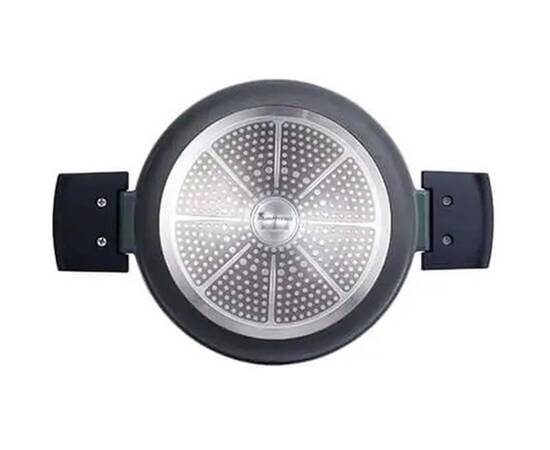 Каструля з кришкою MasterPro Gastro reeco, 2,7 л (BGMP-8106), Тип: каструля, Об'єм: 2,7 л, Колір: чорний, зображення 4