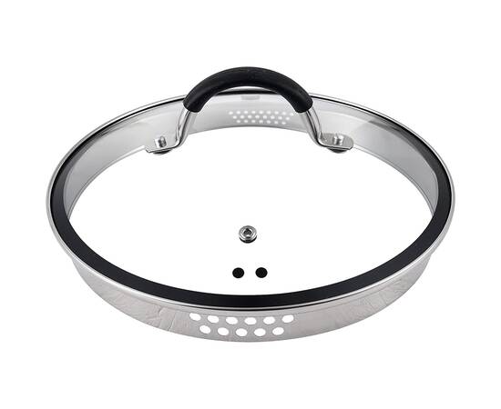 Каструля висока з кришкою MasterPro Foodies collection, 4 л (BGMP-1505-BK), Тип: каструля висока, Об'єм: 4 л, Колір: срібний, зображення 3