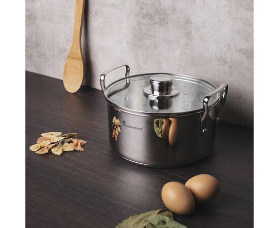 Набір каструль із кришками MasterPro Smart, 3,14/6,5/11,6 л, 6 предметів (BGMP-2145), зображення 2