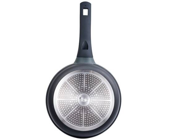 Сковорода MasterPro Gastro reeco, 28 см (BGMP-8102), Колір: чорний, Тип: сковорода, Форма: кругла, Діаметр (см): 28, зображення 2