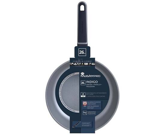 Сковорода MasterPro Indigo, 26 см (BGMP-7973), Колір: синій, Тип: сковорода, Форма: кругла, Діаметр (см): 26, зображення 4
