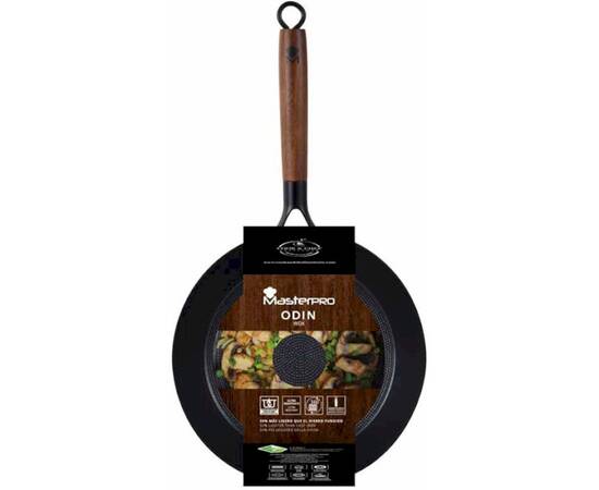 Вок MasterPro Odin, 24 см (BGMP-3818), Колір: чорний, Тип: сковорода вок, Форма: кругла, Діаметр (см): 24, зображення 4