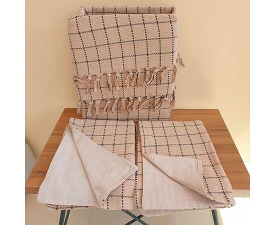 Покрывало вязаное 240х260 с наволочками 50х70 Achik Kahve Zeron (19861), Цвет: коричневый, Размер: 240x260, изображение 4