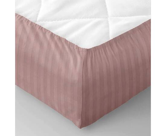 Простирадло на гумці Mf Stripe Graphite 180х200+25 LightHouse (605016), Колір: графітовий, Тип: простирадла на гумці, Розмір: 180x200x25, зображення 2