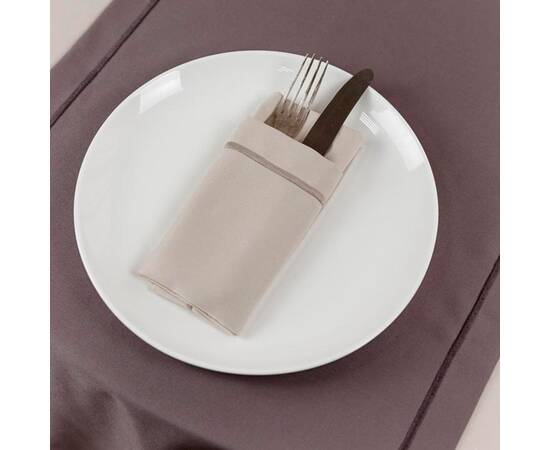 Серветка 40х40 Kelly беж Прованс (32882), Тип: серветки, Основний колір: бежевий, Форма скатертини: квадратна, Розмір: 40x40, зображення 3