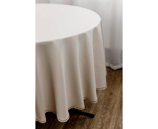 Скатерть круглая D-140 Kelly беж Прованс (033157), Тип: скатерти, Цвет: бежевый, Форма скатерти: круглая, Размер: Ø140, изображение 2