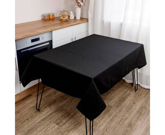 Скатертина Kelly чорна 140x220 Прованс (32996), Тип: скатертини, Основний колір: чорний, Форма скатертини: прямокутна, Розмір: 140x220, зображення 2
