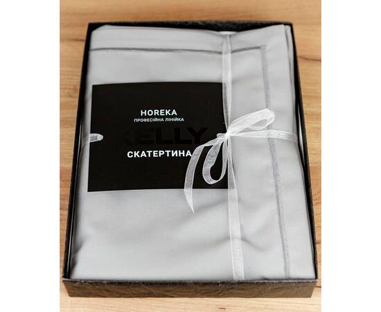 Скатертина 140x350 Kelly чорна Прованс (33016), Тип: скатертини, Основний колір: чорний, Форма скатертини: прямокутна, Розмір: 140x350, зображення 4