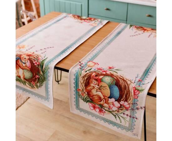 Доріжка 35х100 Злагода Прованс (034169), Тип: доріжки (раннери), Основний колір: коричневий, Форма скатертини: прямокутна, Розмір: 35x100, зображення 2