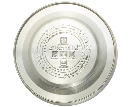 Чайник 3л зі свистком Kamille (859), зображення 3